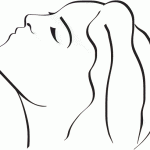 face looking up