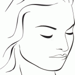 face looking down